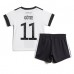Tyskland Mario Gotze #11 Replika Babykläder Hemma matchkläder barn VM 2022 Korta ärmar (+ Korta byxor)